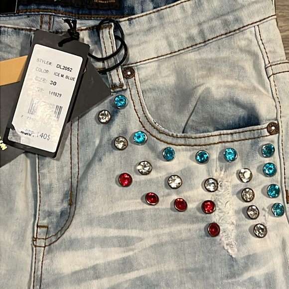 Majestik Studded Jeans - Picture 6 of 11